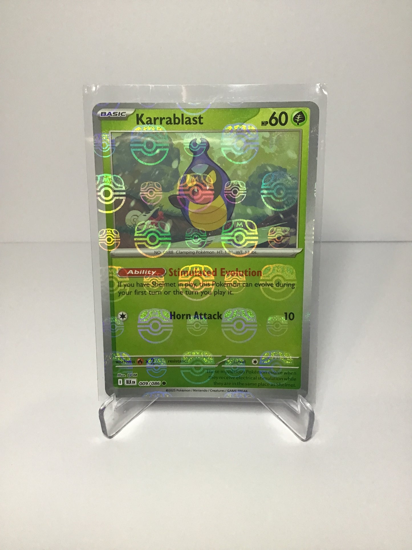 Karrablast 009/086 (Master Ball Pattern)