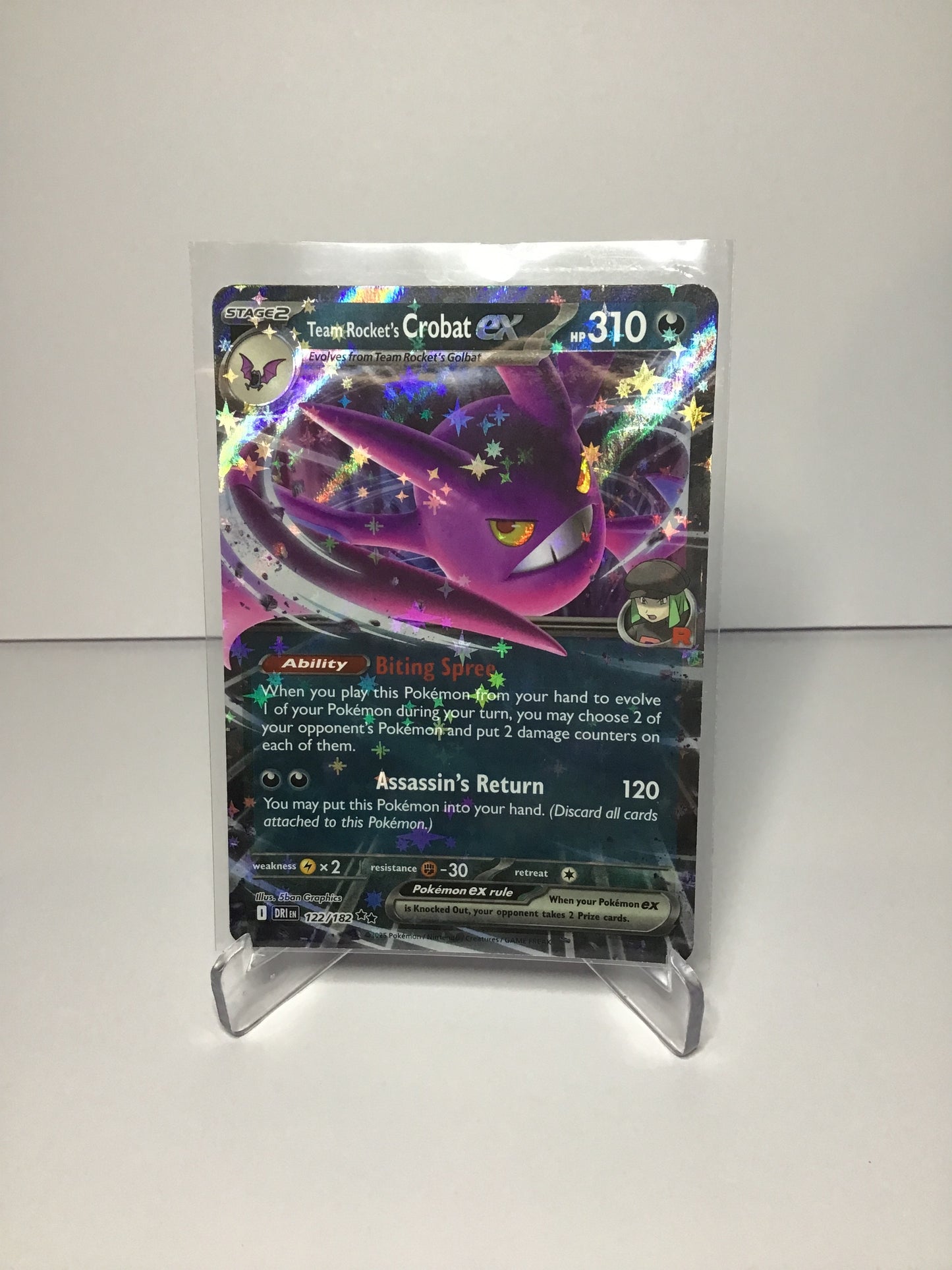 Team Rocket’s Crobat EX 122/182