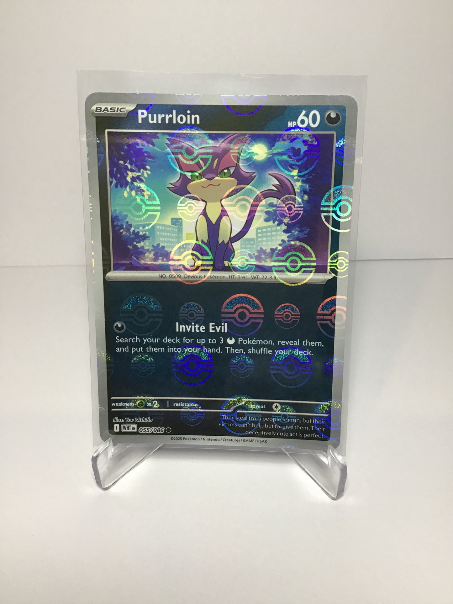 Purrloin 055/086 (Poke Ball pattern)