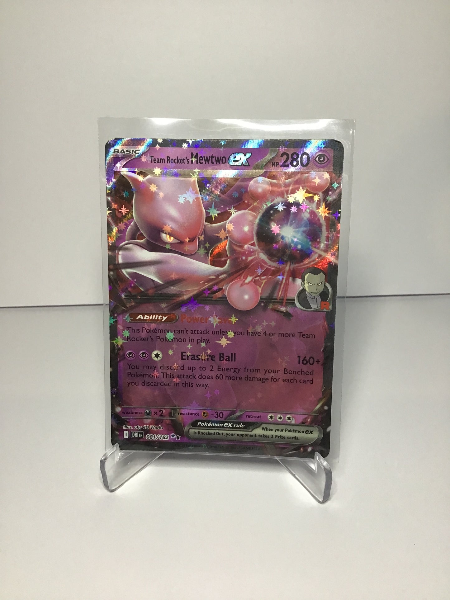 Team Rocket’s Mewtwo EX 081/182