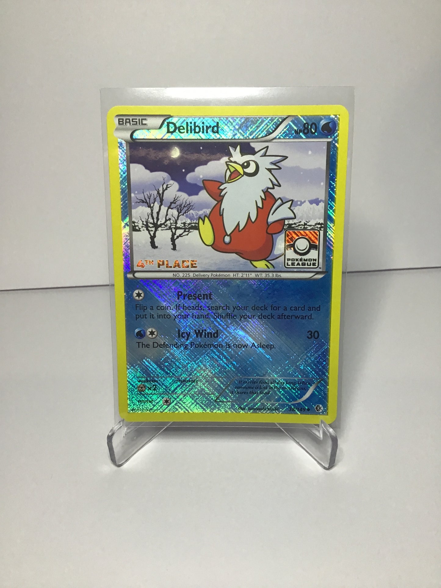 Delibird 4th place Pokémon League