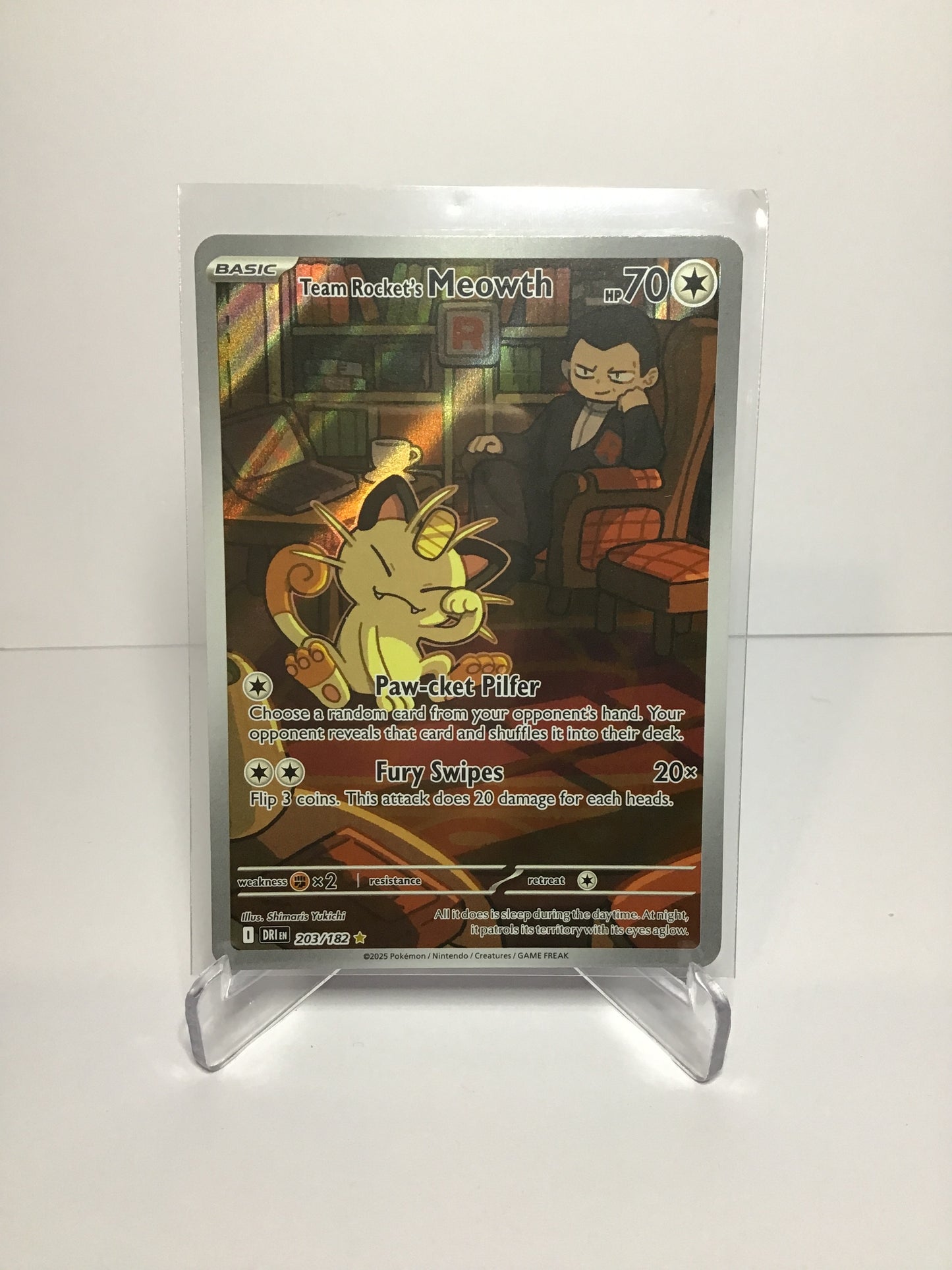 Team Rocket’s Meowth 203/182