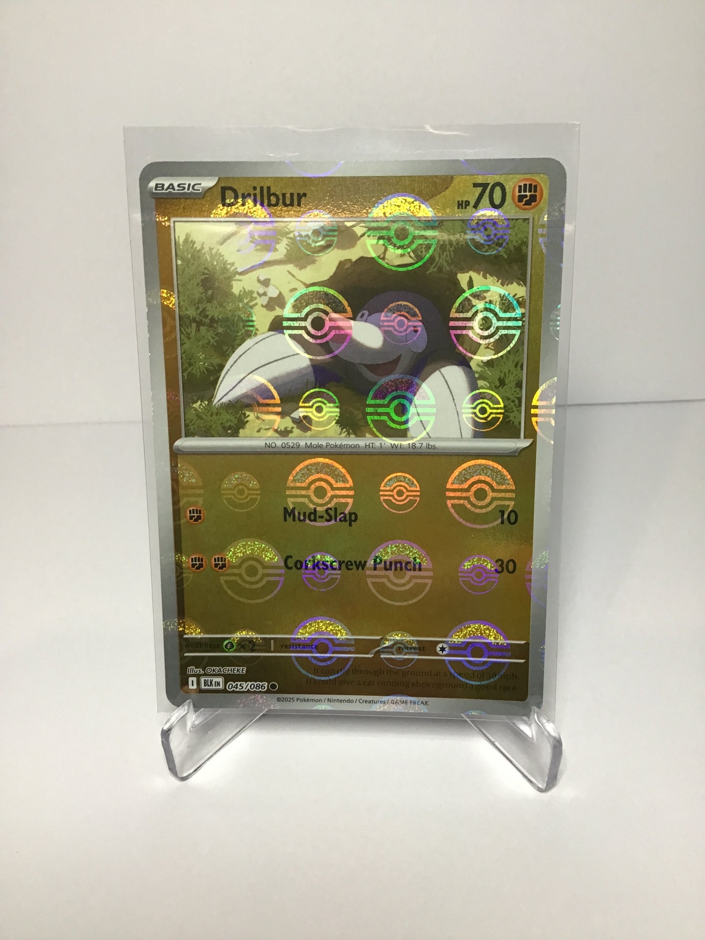 Drilbur 045/086 (Poke Ball pattern)