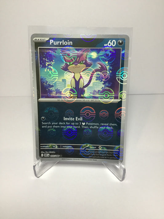 Purrloin 055/086 (Poke Ball pattern)