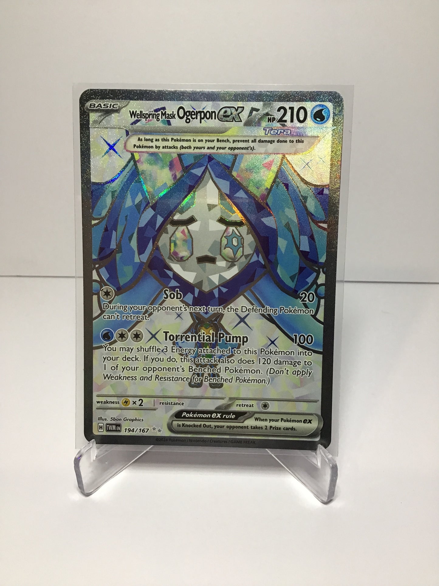 Wellspring Mask Ogerpon EX 194/167 (Full Art)
