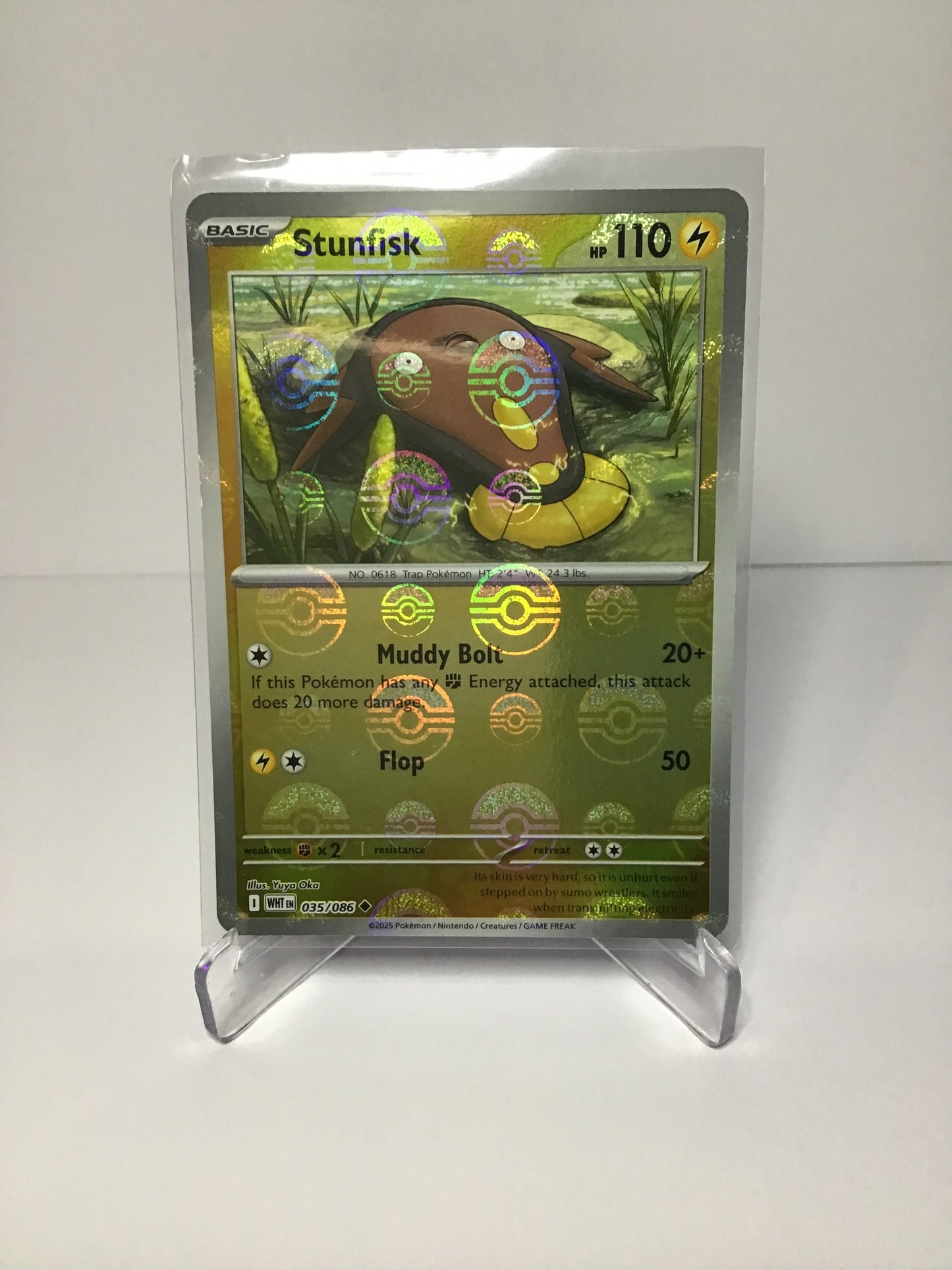 Stunfisk 035/086 (Poke Ball pattern)