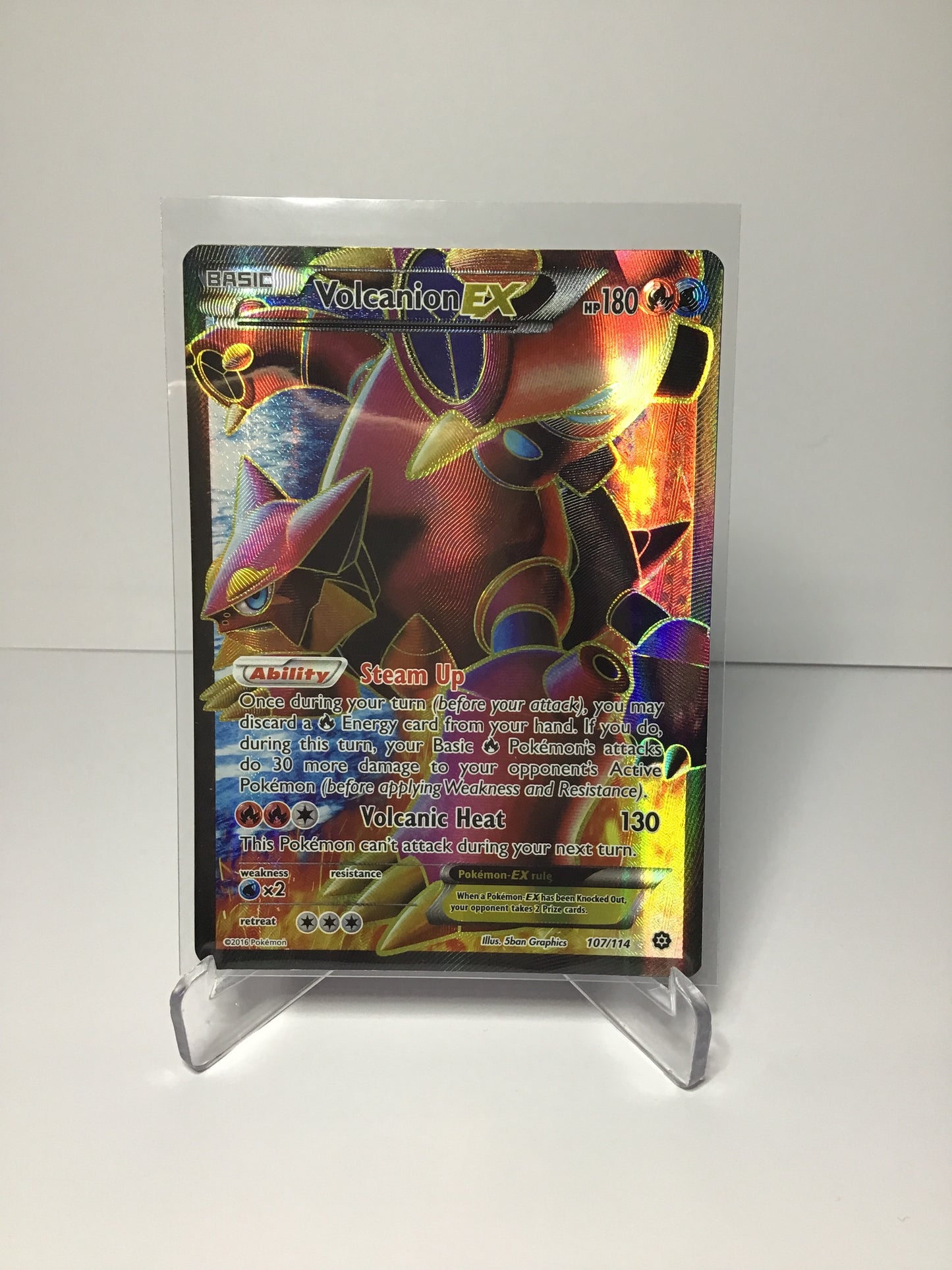 Volcanion EX (Full Art) 107/114