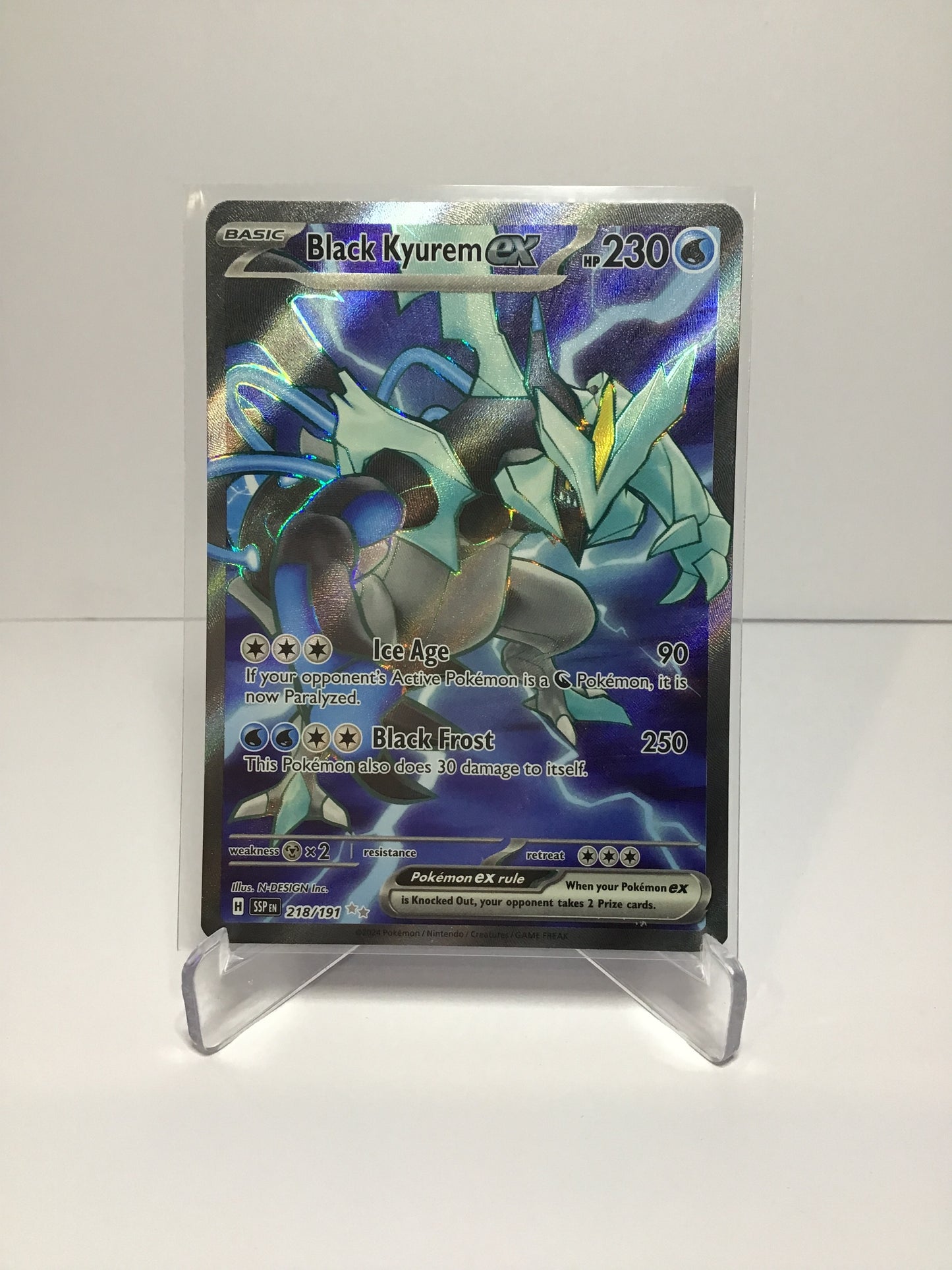Black Kyurem EX 218/191 (Full Art)