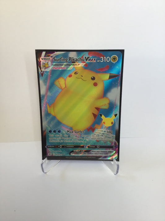 Surfing Pikachu VMAX 25th celebrations