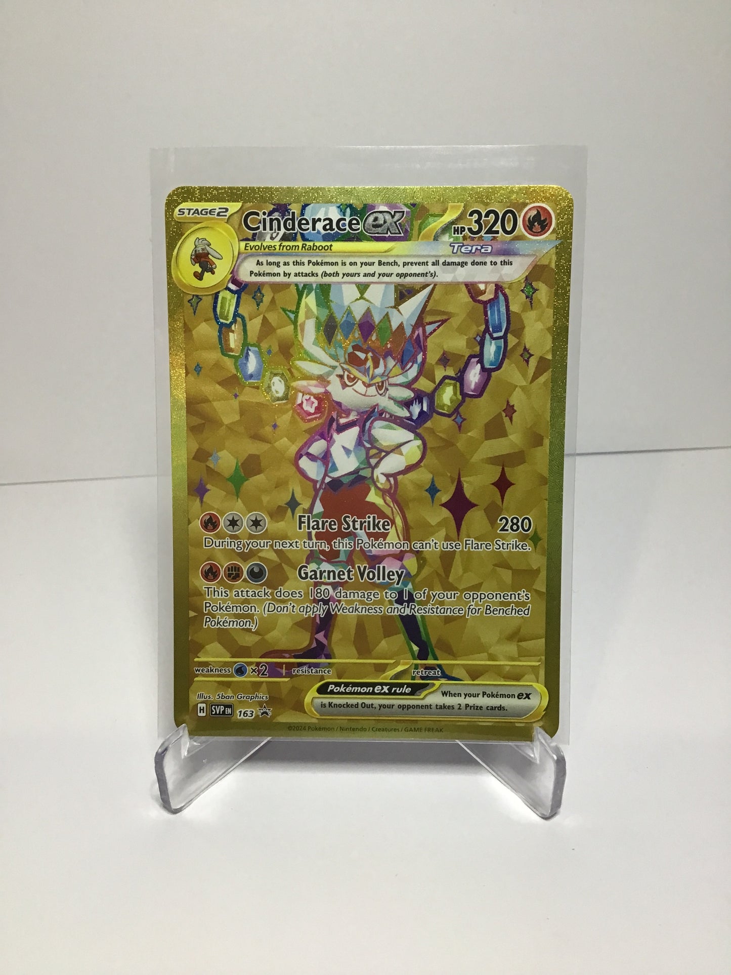 Cinderace EX 163 Promo