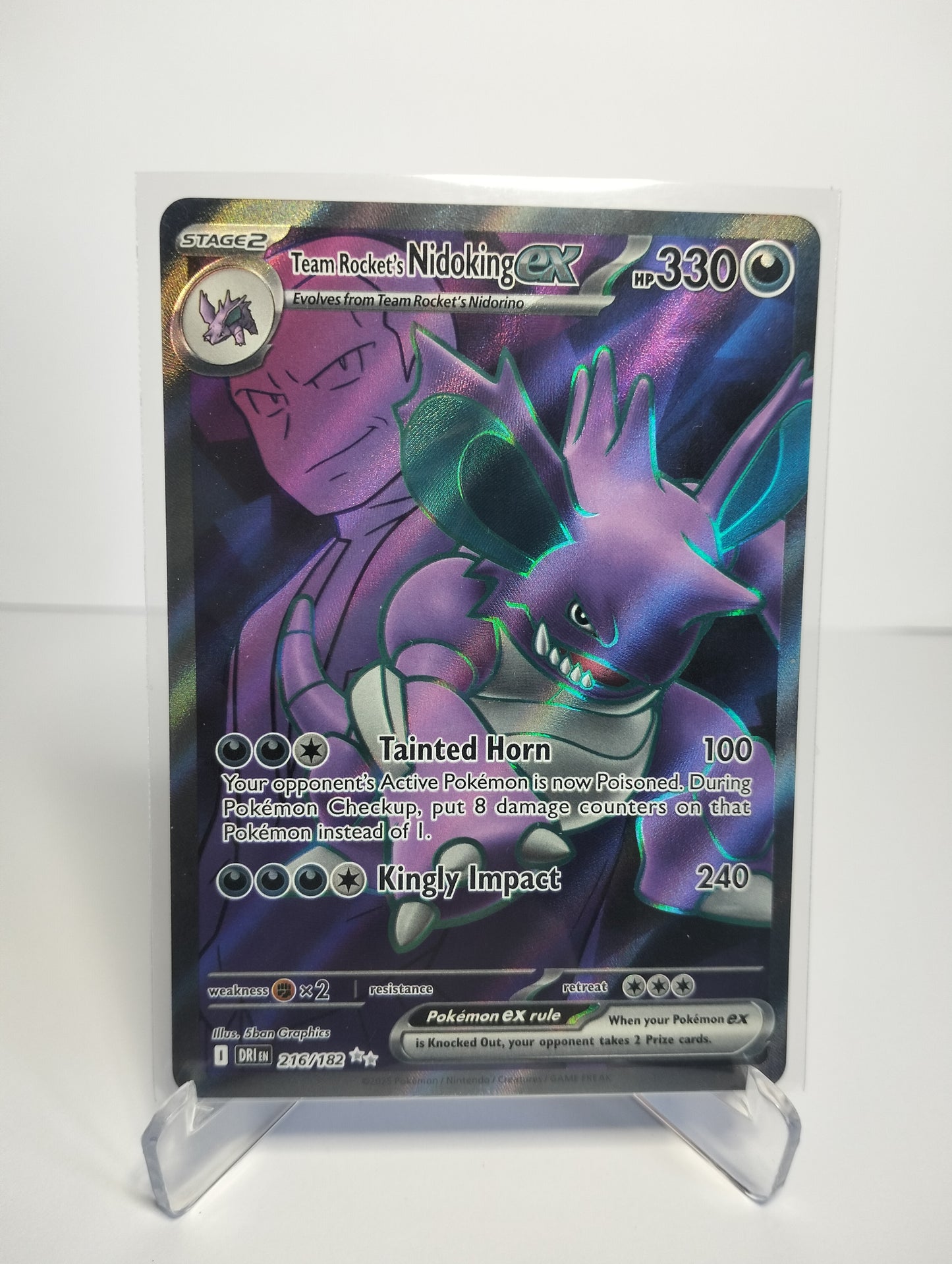 Team Rocket's Nidoking ex  216/182 (Full Art)