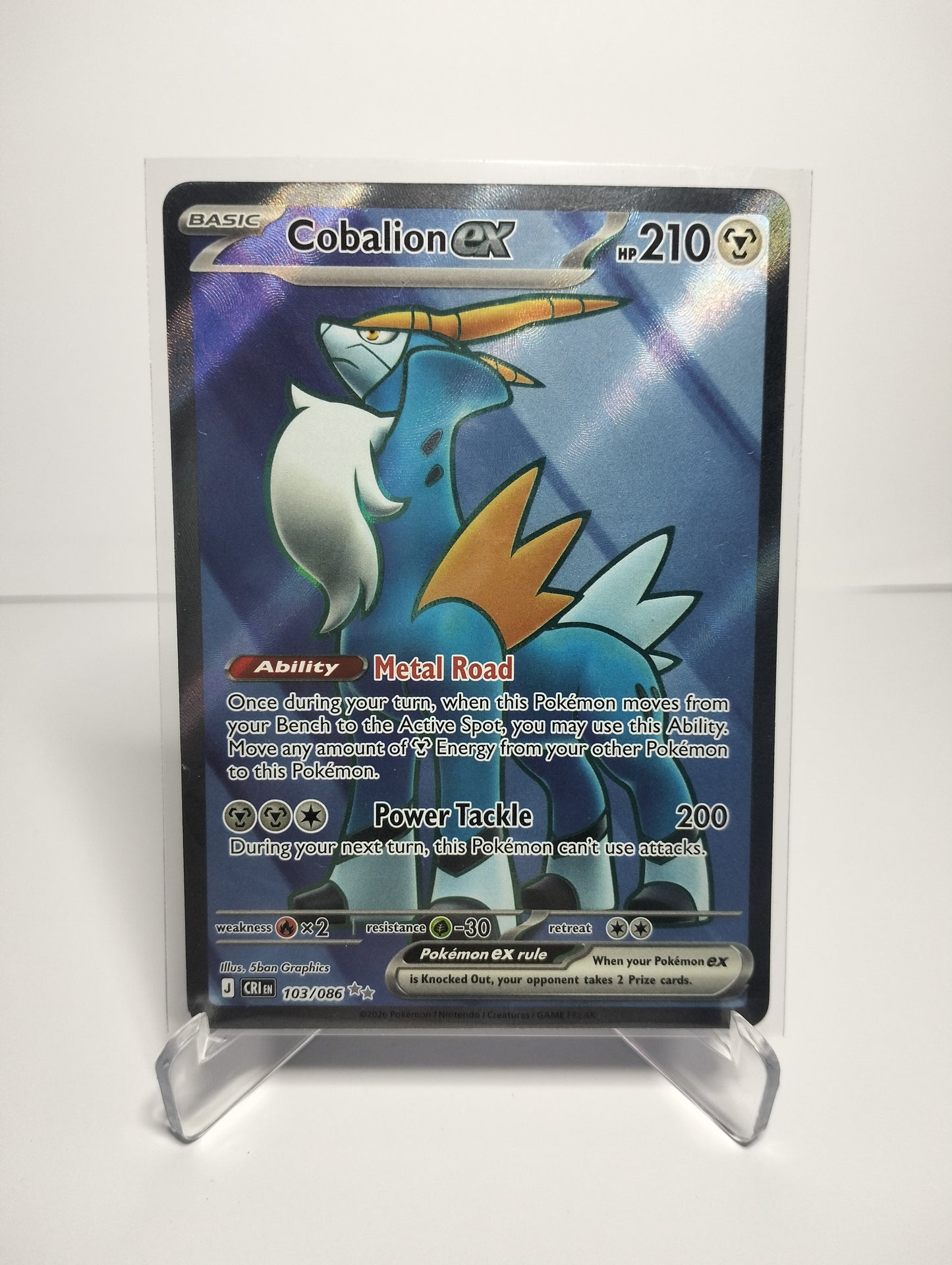 Cobalion ex 103/086 (Full Art)